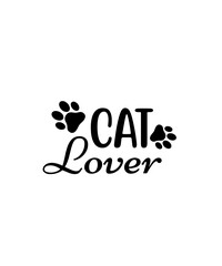 cat lover svg tshirt design