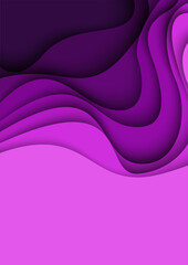 Abstract background. Paper cut shapes. Template for banner, brochure, book cover, booklet design.