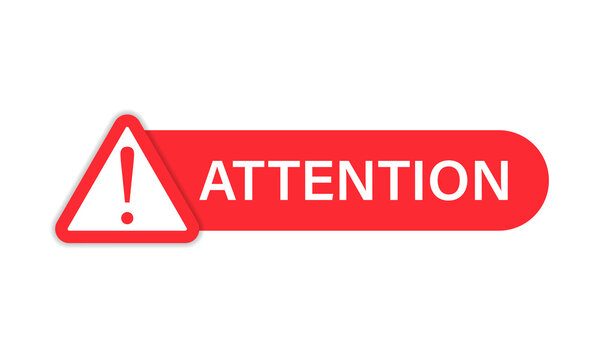 Attention Sign Clip Art