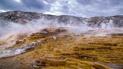 Yellowstone National Park in Wyoming.