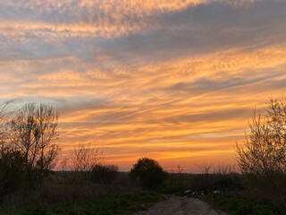 Fototapeta premium Countryside Sunset
