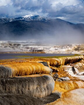 Yellowstone National Park in Wyoming.