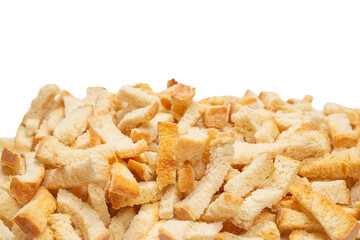 Crackers as a background.