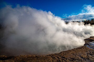 Yellowstone National Park in Wyoming.