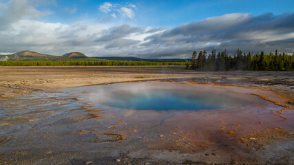 Yellowstone National Park in Wyoming.
