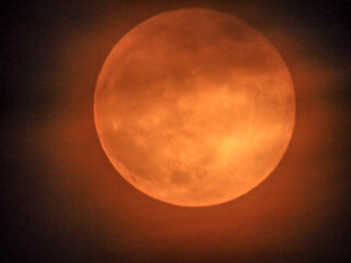 Fototapeta premium Lune rousse