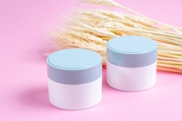 Natural cosmetics made from wheat and barley.