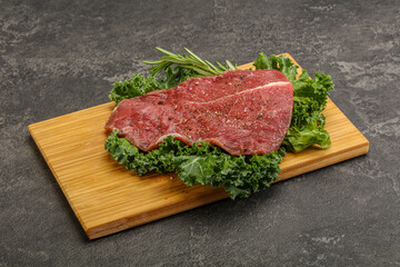 Raw beef steak for grill