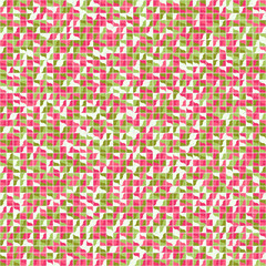 Fototapeta premium Abstract Geometric Pattern generative computational art illustration