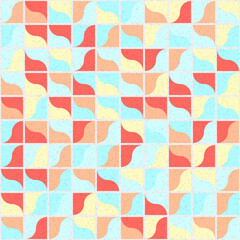 Abstract Geometric Pattern generative computational art illustration