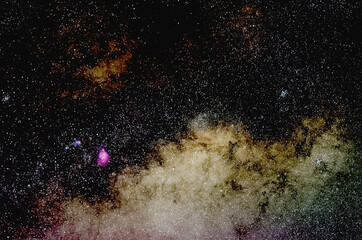 background with stars Milk Way
