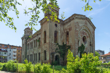 Ruins of the Vidin Synagogue in Vidin, Bulgaria