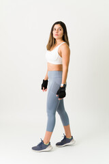 Fitness woman ready to start working out