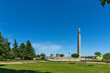 The Monument of Freedom in town of Vidin, Bulgaria