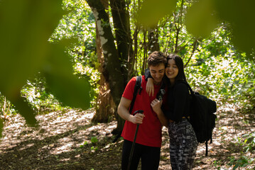 couple enjoying a day in nature

