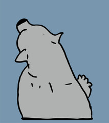 Bear bull market graphic design vector art