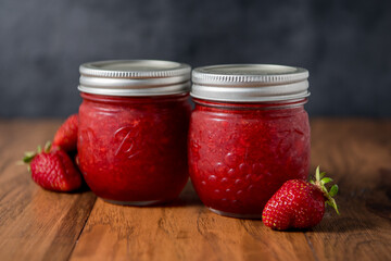 homemade strawberry freezer jam