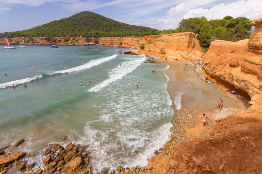 Sa Caleta beach in Ibiza (Spain)