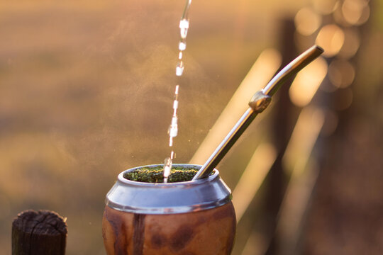 Chimarr&atilde;o na cerca dos pampas