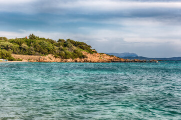 Fototapeta premium View of La Celvia beach, Sardinia, Italy