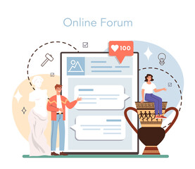 Professional sculptor online service or platform. Creating sculpture