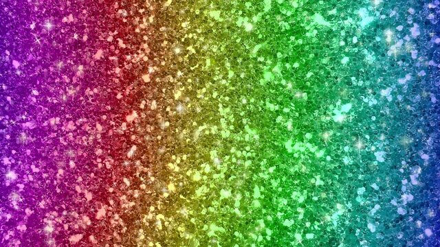 Rainbow multicolor glitter effect background