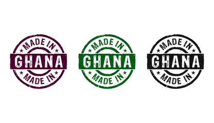 Made in Ghana stamp and stamping