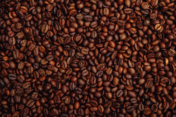 Coffee beans background
