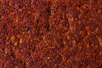 black crust of rye homemade bread
