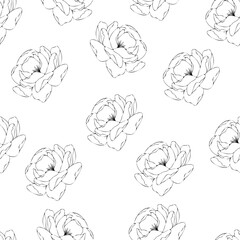 seamless pattern with flowers