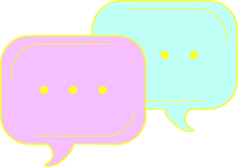 Speach bubbles dialogue icon dialog bubble  vector chat