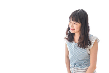 Fototapeta premium コーヒー豆を持つ若い女性
