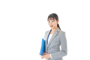 書類を持つビジネスウーマン