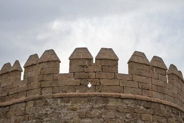 Alcazaba de Almeria, castle and fortress. Andalusia, Spain.