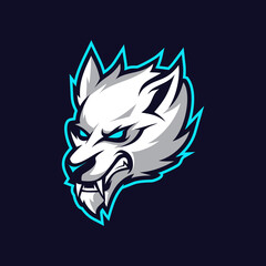 wolves mascot esport logo