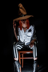 Female wizard cosplay