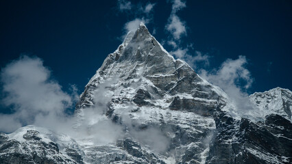 Himalaya, Nepal. Makalu Barun-vallei