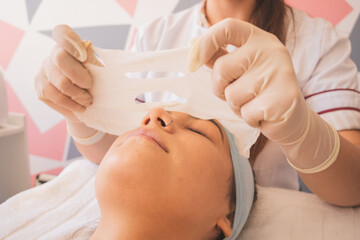 Young Woman Enjoying a Day at the Spa.