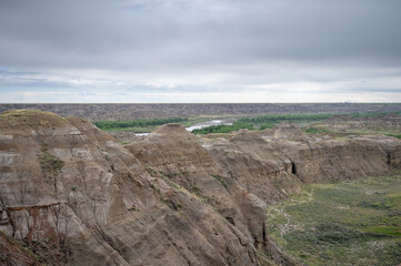Dinosaur Provincial Park in Alberta, Canada, a UNESCO World Heritage Site