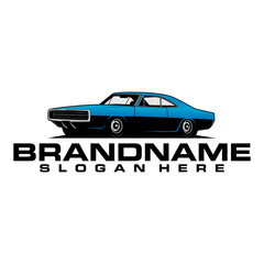 classic car logo template