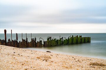 Strand, Sylt, Buhne, Wellenbrecher, Stahlbuhnen, Nordsee