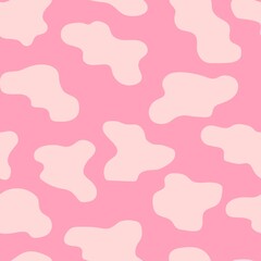 vector, seamless print of spots on a pink background, print for clothes or print