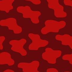 vector, seamless print of spots on a red background, print for clothes or print