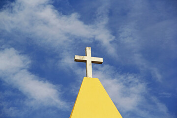 cross on the sky