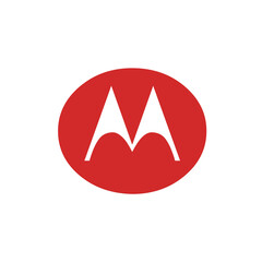 M letter logo design on white background