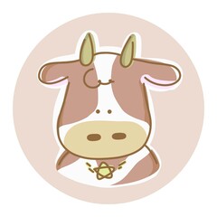 １２星座のおうし座のイラスト