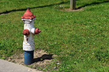 colorful fire hydrant