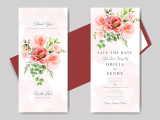 Beautiful Floral Wedding Invitations