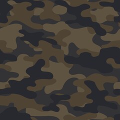 brown vector camouflage pattern for army. camouflage military pattern