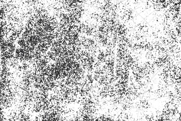 Grunge black and white pattern. Monochrome particles abstract texture. Background of cracks, scuffs, chips, stains, ink spots, lines. Dark design background surface.
